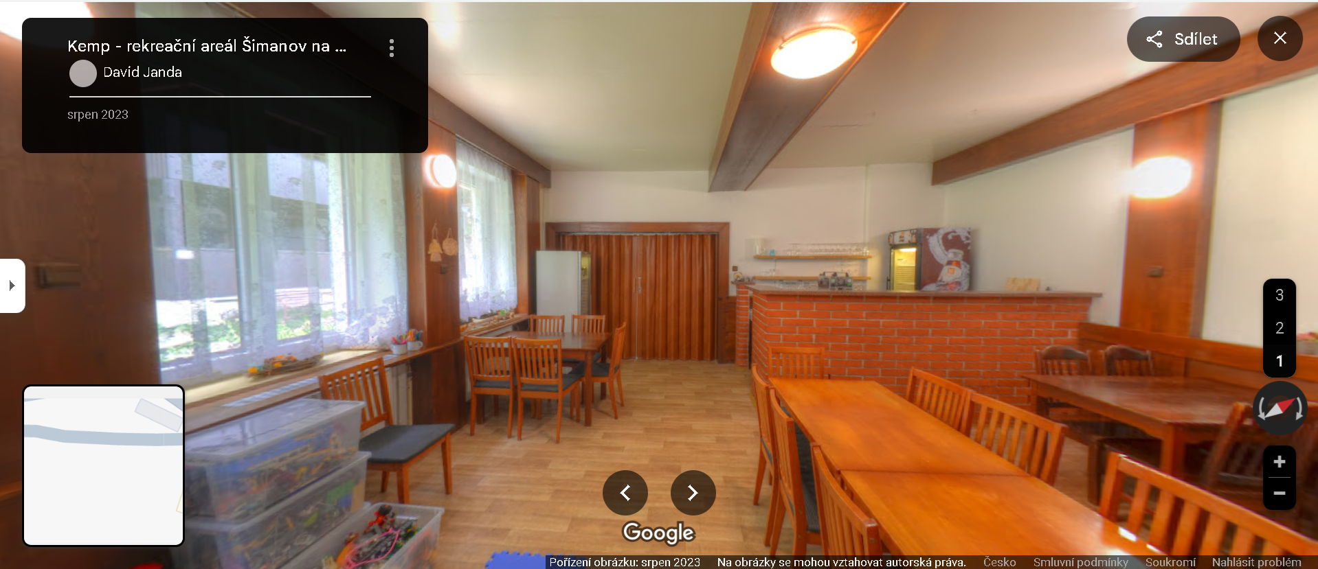 Virtuální prohlídka kempu Šimanov